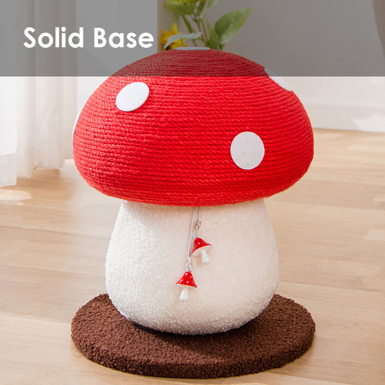 ZezeLife Red Mushroom Cat Scratcher, view 6