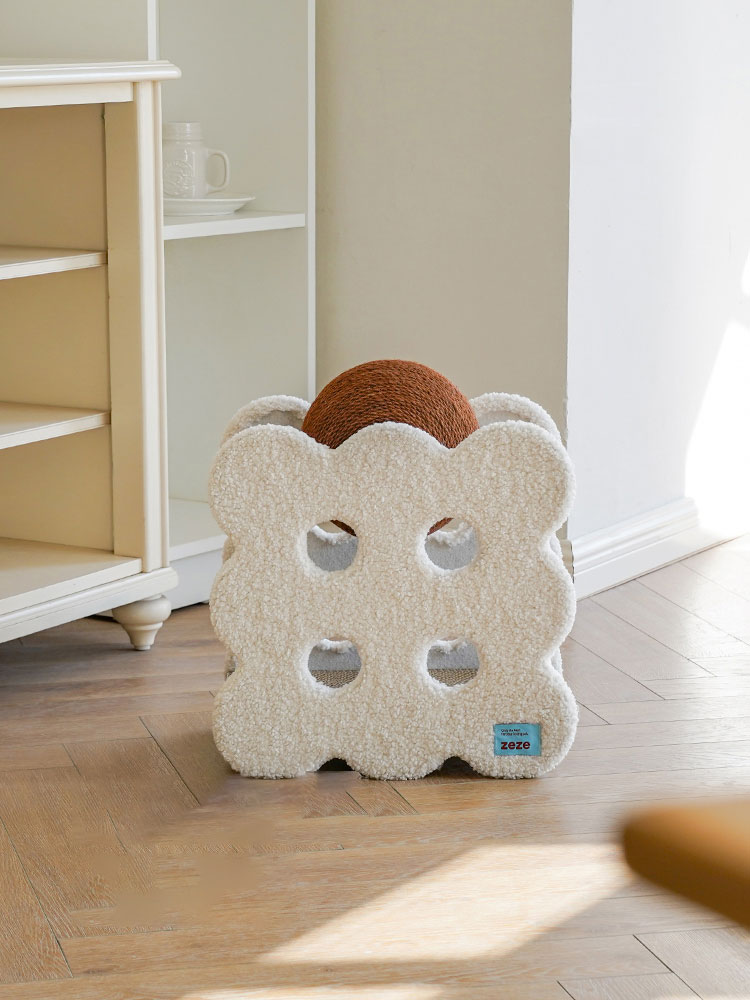 ZezeLife Sandwich Biscuit Cat Scratching Ball, view 3