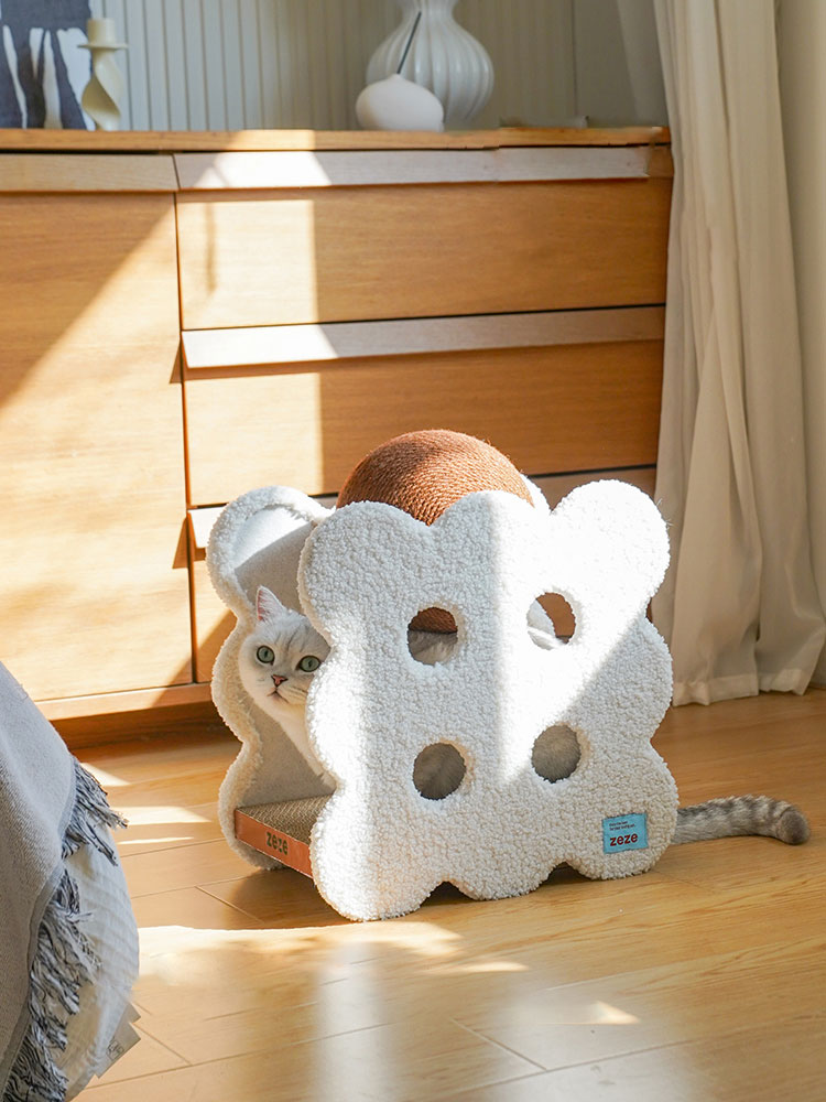 ZezeLife Sandwich Biscuit Cat Scratching Ball, view 4