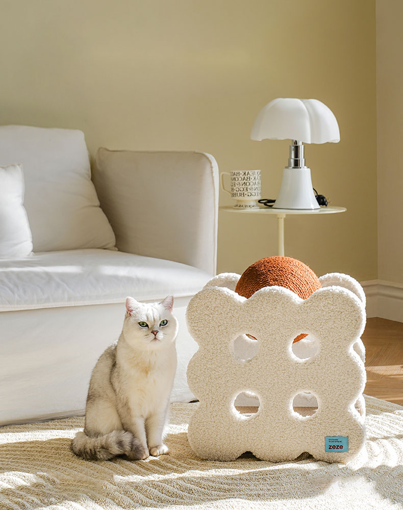 ZezeLife Sandwich Biscuit Cat Scratching Ball, view 5