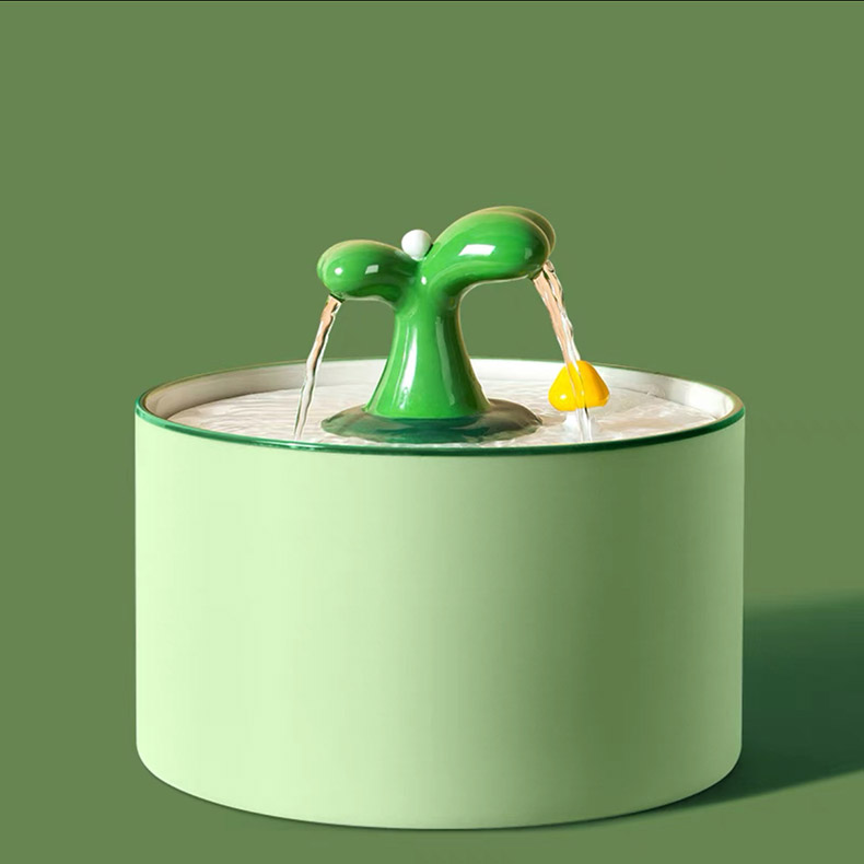 ZezeLife Sapling Cat Water Fountain, view 6