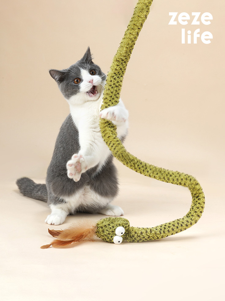ZezeLife Snake Cat Wand Toy, view 2