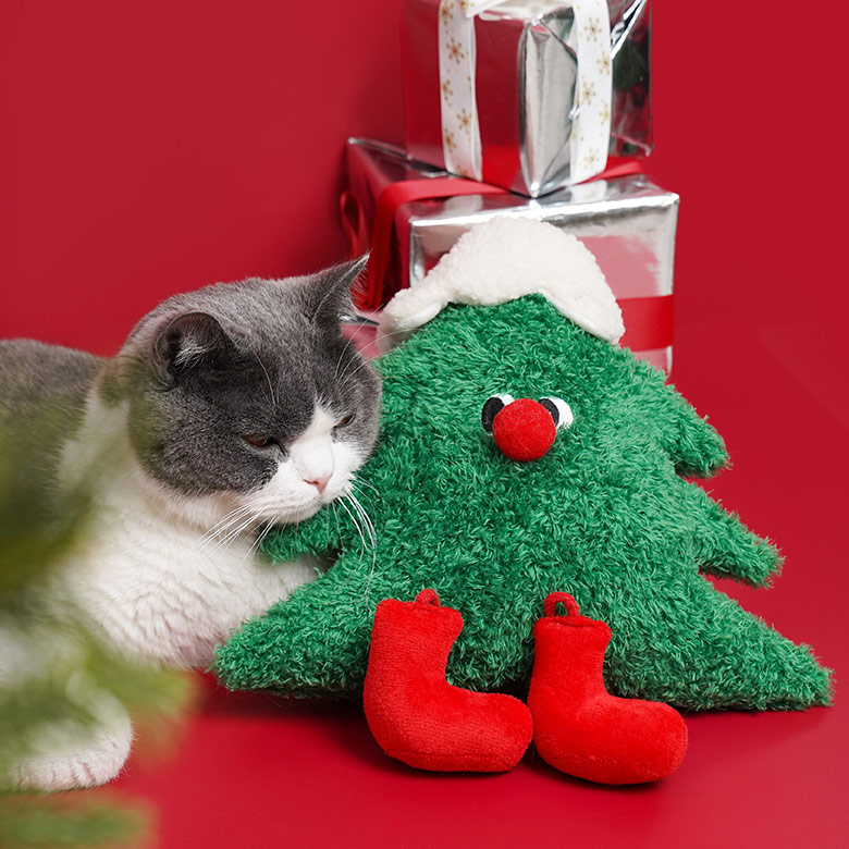 ZezeLife Snow Tree Catnip Cat Toy, view 3