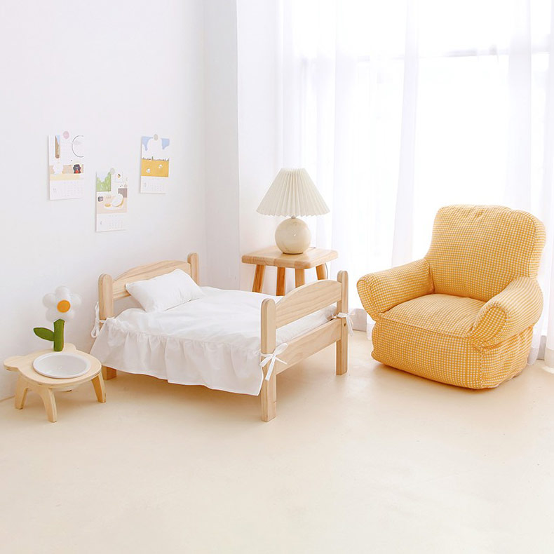 ZezeLife Solid Wood Cat Bed, view 3