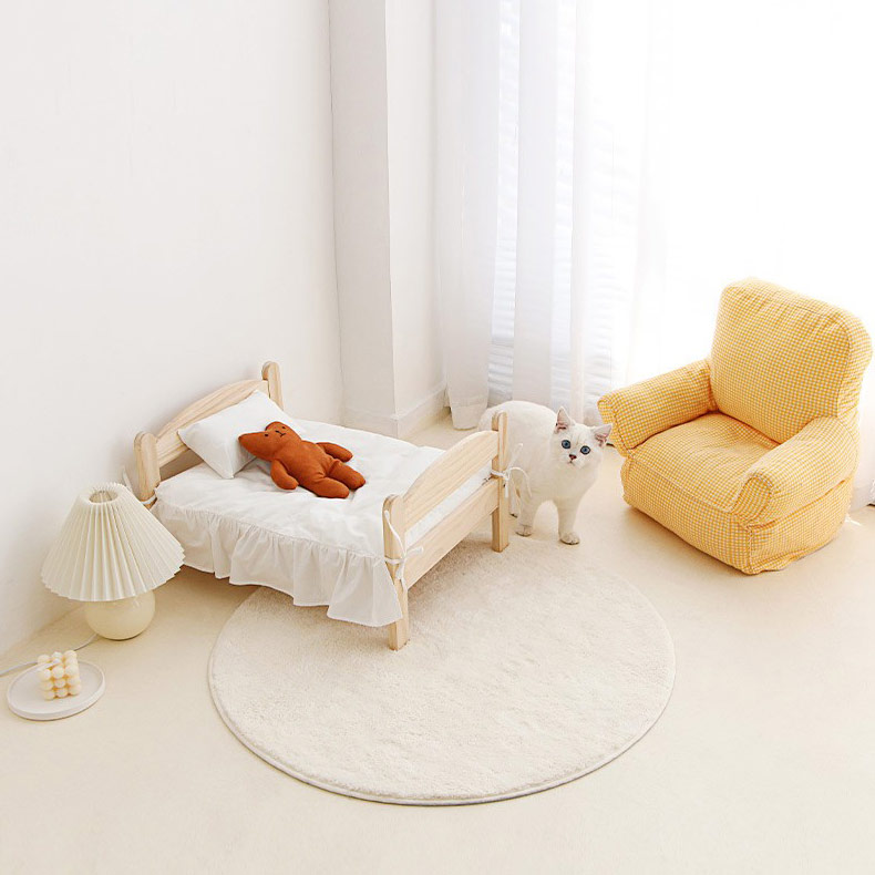 ZezeLife Solid Wood Cat Bed, view 4