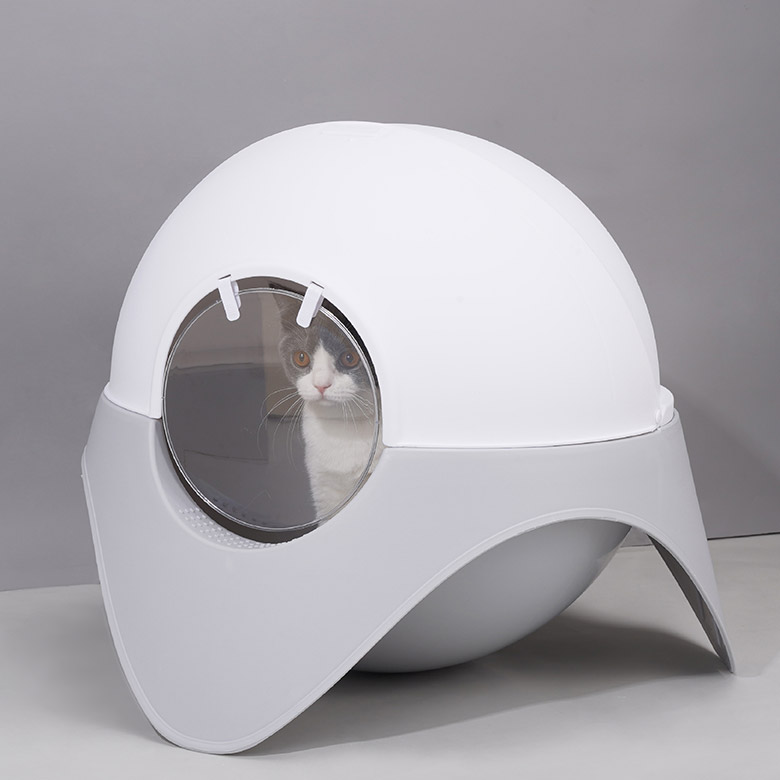 ZezeLife Space Capsule Cat Litter Box, view 6