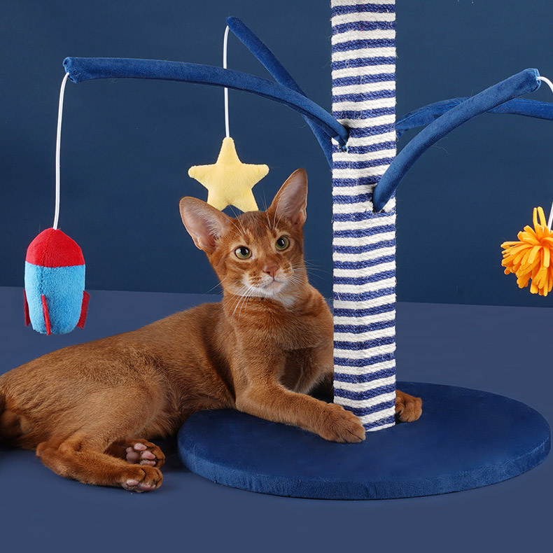 ZezeLife Starry Sky Cat Scratching Post, view 5
