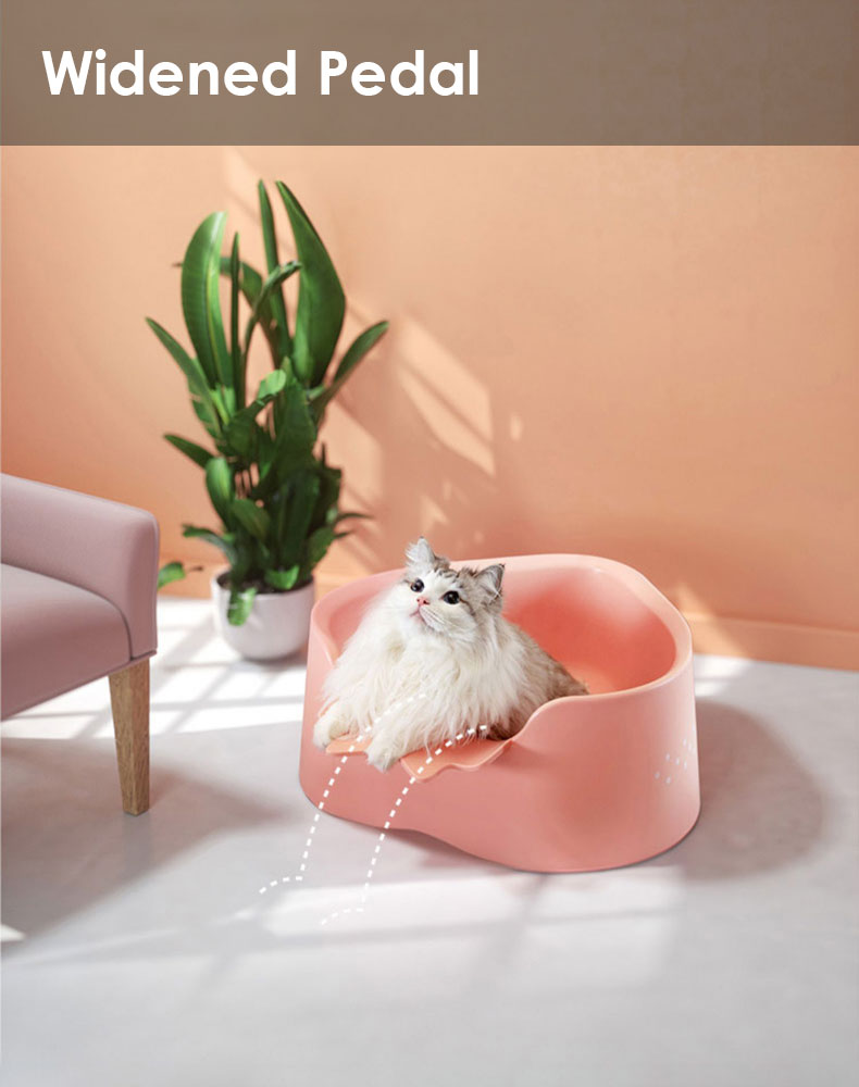 ZezeLife Strawberry Fat Cat Litter Box, view 4