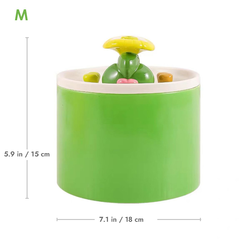 ZezeLife Succulent Cat Water Fountain, view 4