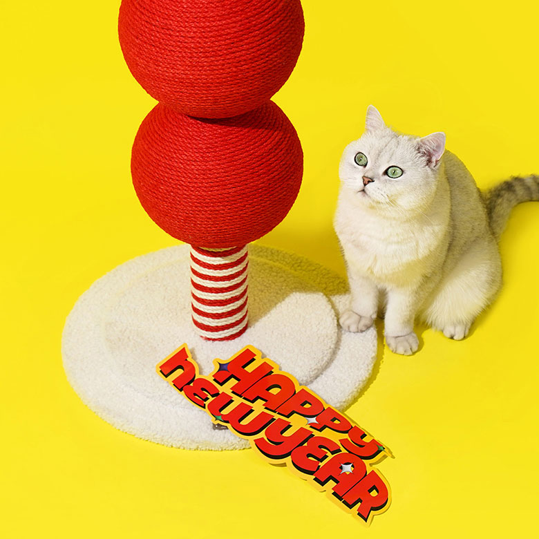 ZezeLife Tanghulu Scratching Post, view 5