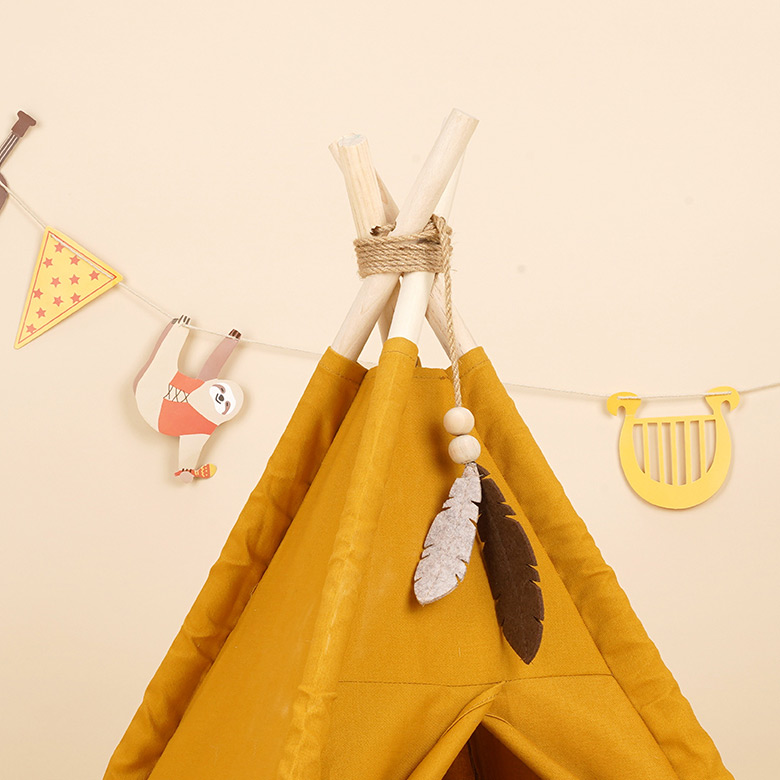 ZezeLife Sunset Cat Teepee Bed, view 5