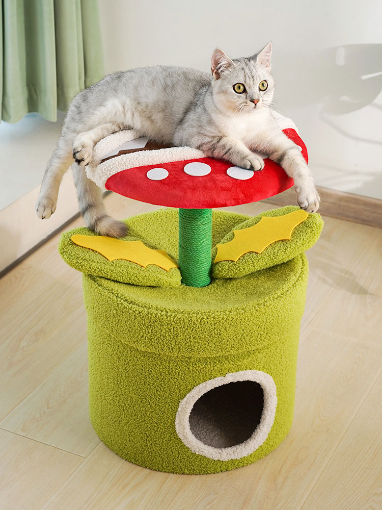 ZezeLife Super Cannibal Flower Cat Tree, view 3