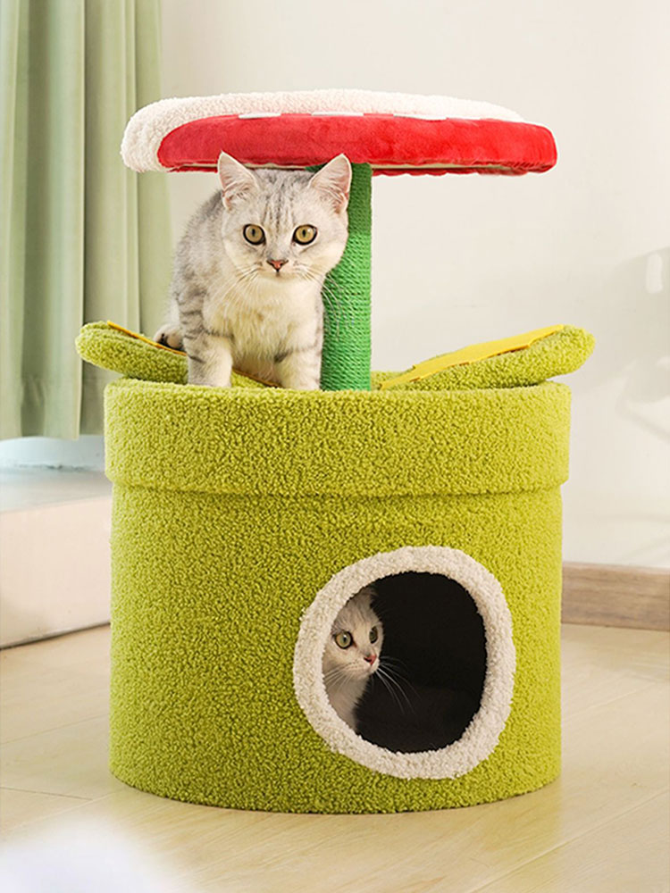 ZezeLife Super Cannibal Flower Cat Tree, view 4
