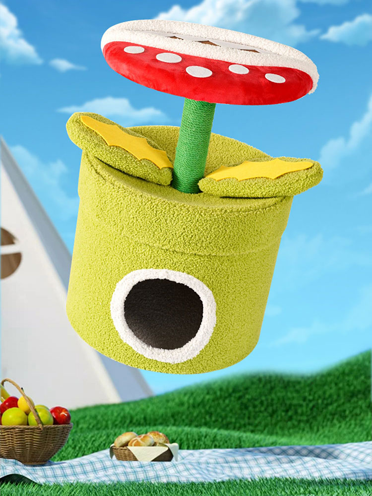 ZezeLife Super Cannibal Flower Cat Tree, view 5