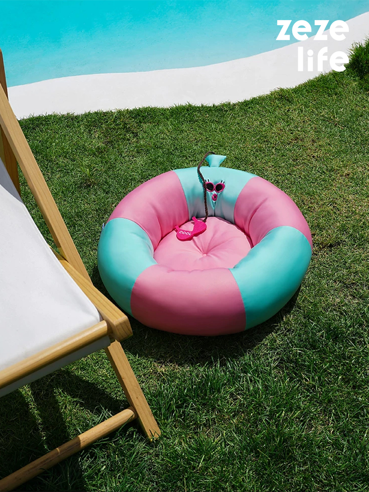 ZezeLife Swim Ring Cat Bed, view 6