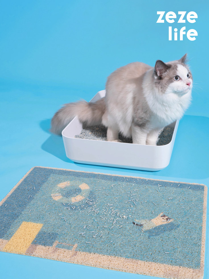 ZezeLife Swimming Pool Cat Litter Mat