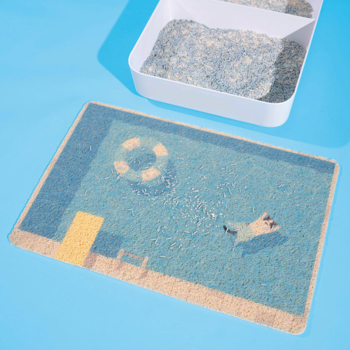 ZezeLife Swimming Pool Cat Litter Mat, view 5
