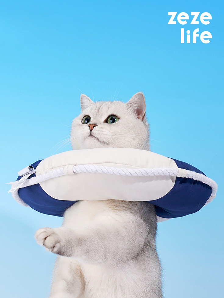 ZezeLife Swimming Ring Cat Cone