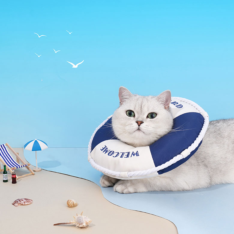 ZezeLife Swimming Ring Cat Cone, view 4