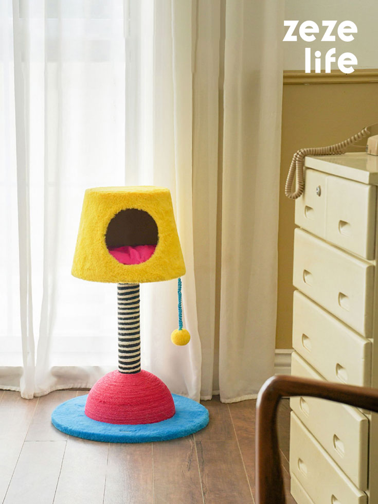 ZezeLife Table Lamp Cat Condo