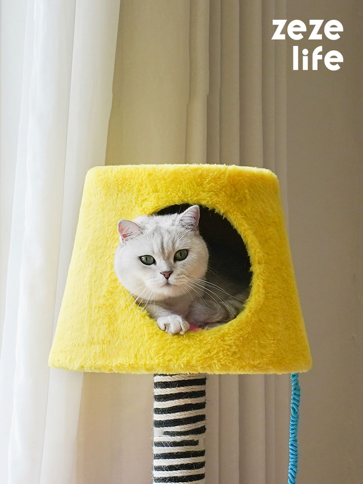 ZezeLife Table Lamp Cat Condo, view 2