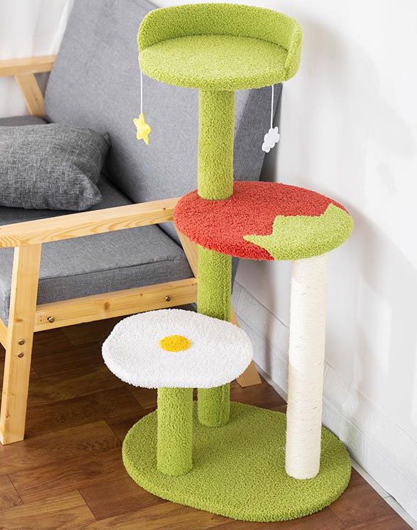 ZezeLife Tomato Salad Cat Tree, view 4