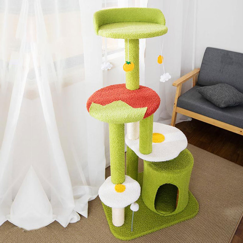 ZezeLife Tomato Salad Cat Tree, view 5