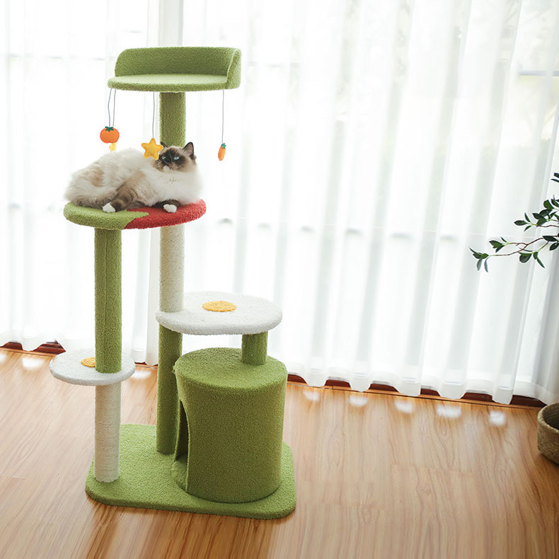 ZezeLife Tomato Salad Cat Tree, view 6