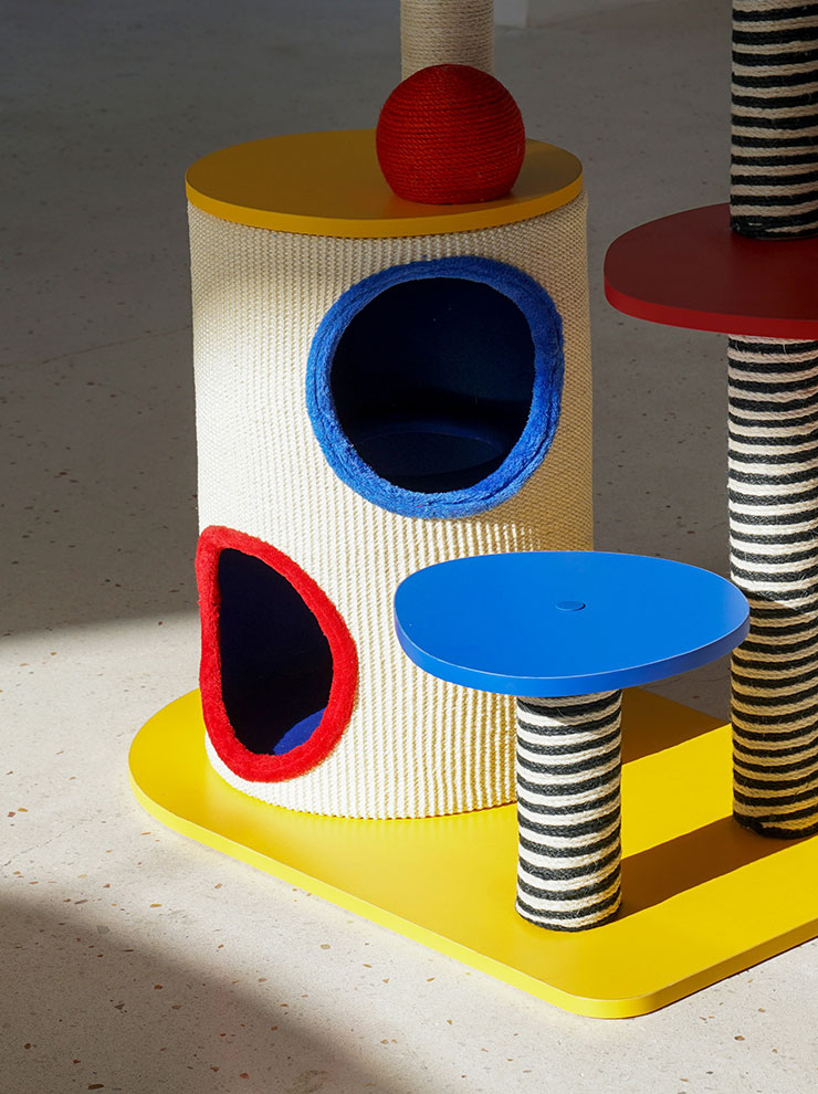 ZezeLife Memphis Design Style Cat Tree, view 4