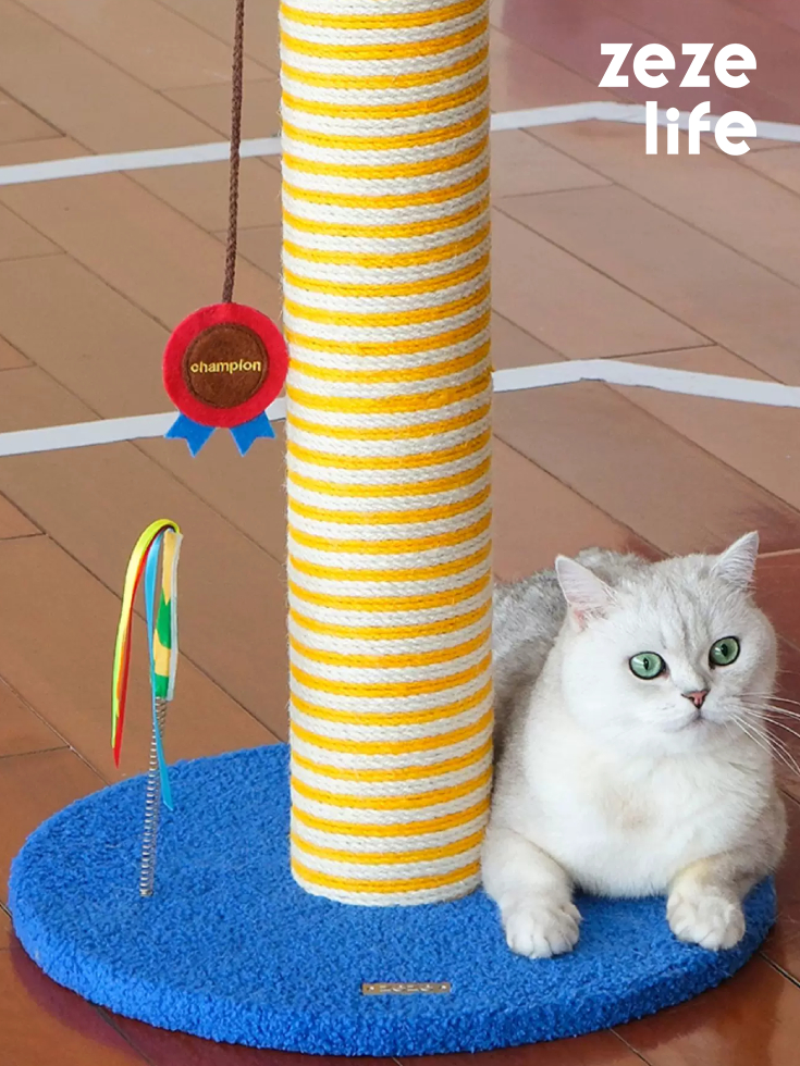 ZezeLife Trophy Cat Scratching Post Claw Grinding Cat Toy, view 3