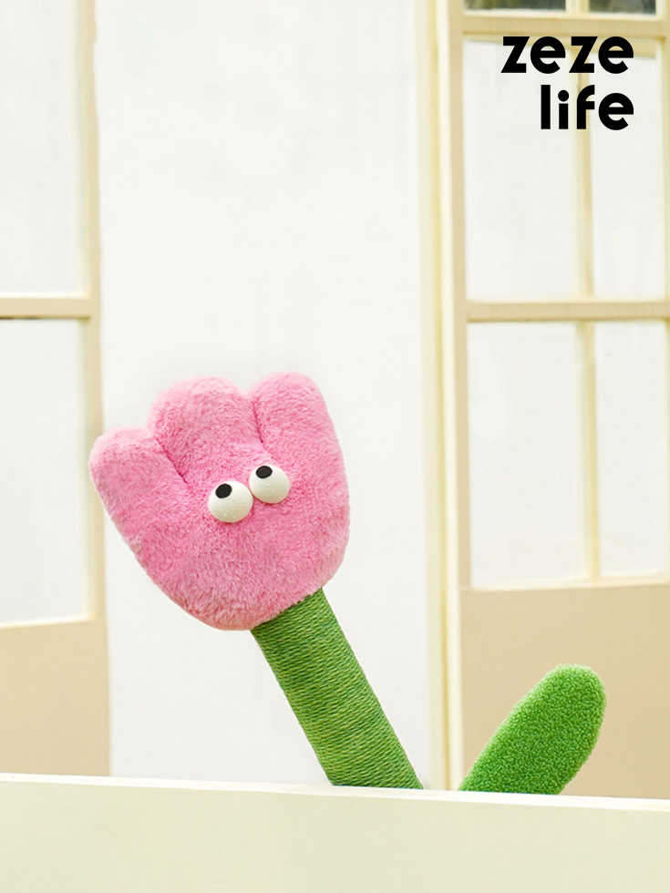 ZezeLife Tulip Cat Scratching Post, view 2
