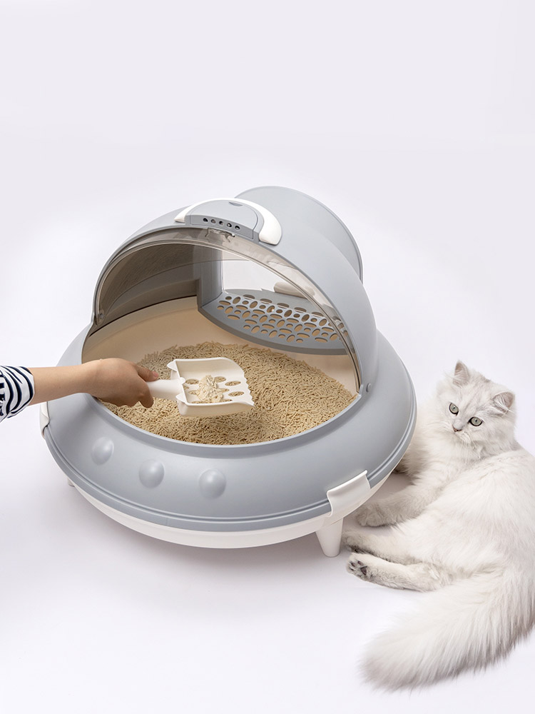 ZezeLife UFO Cat Litter Box, view 4