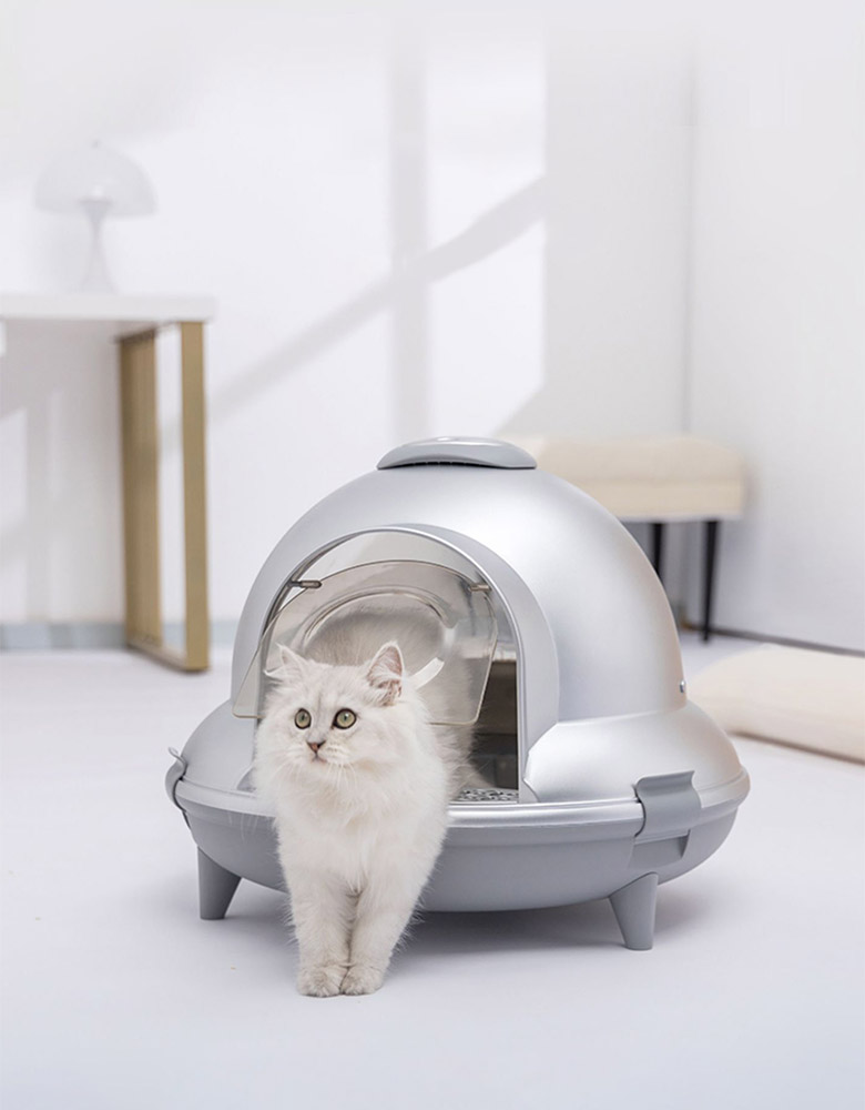 ZezeLife UFO Cat Litter Box, view 6