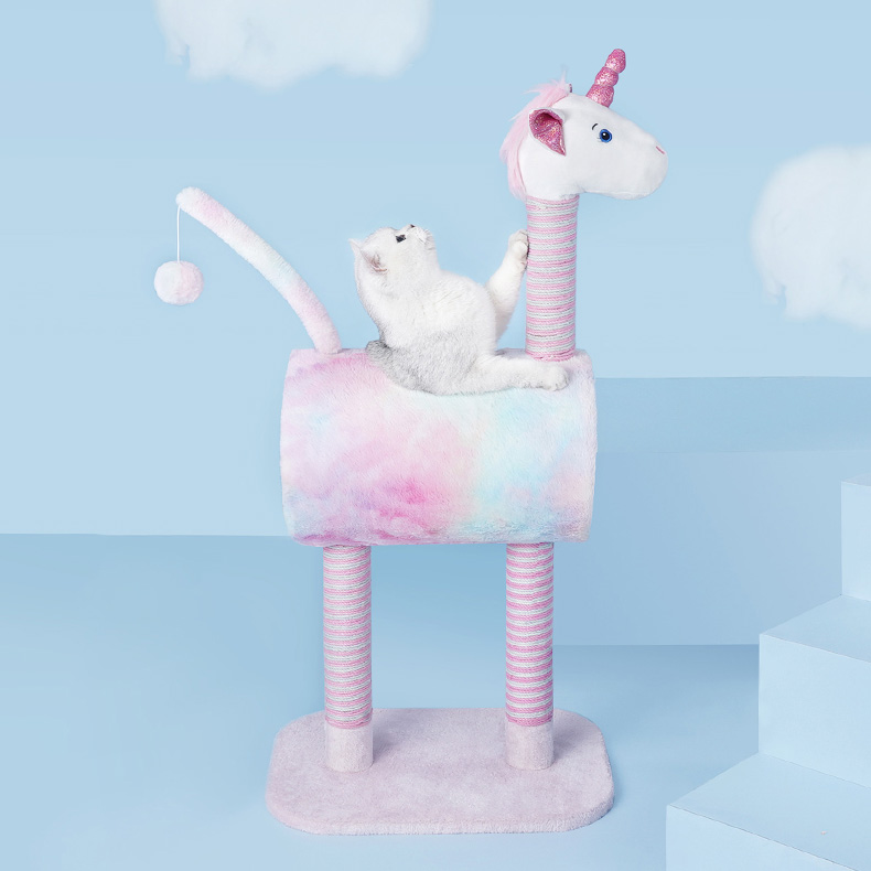ZezeLife Unicorn Cat Tree, view 4