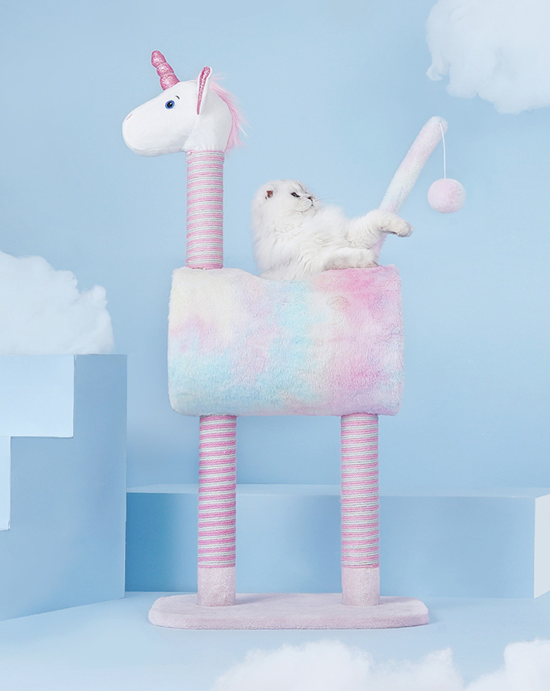 ZezeLife Unicorn Cat Tree, view 5