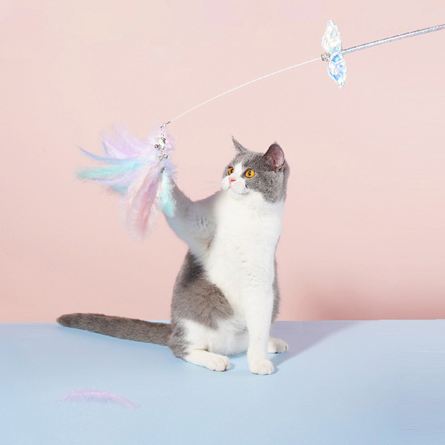 ZezeLife Unicorn Feather Cat Teaser, view 4