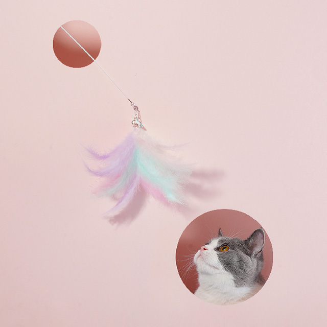 ZezeLife Unicorn Feather Cat Teaser, view 5