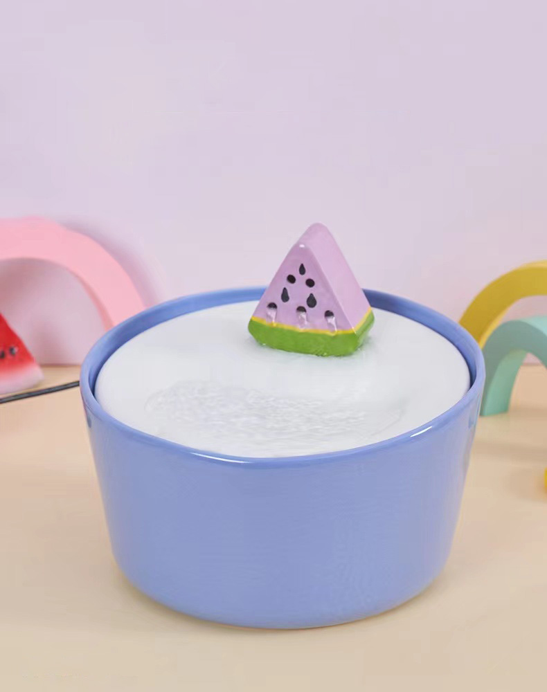 ZezeLife Watermelon Cat Water Fountain, view 6