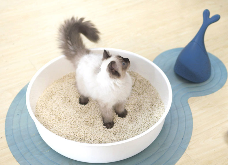 ZezeLife Whale Cat Litter Box, view 5