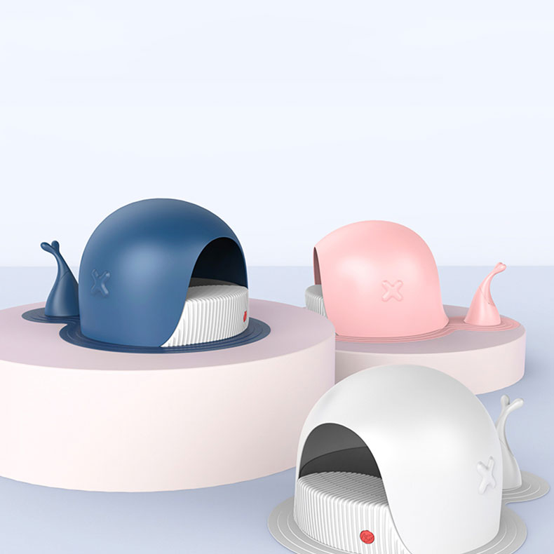 ZezeLife Whale Cat Litter Box, view 6