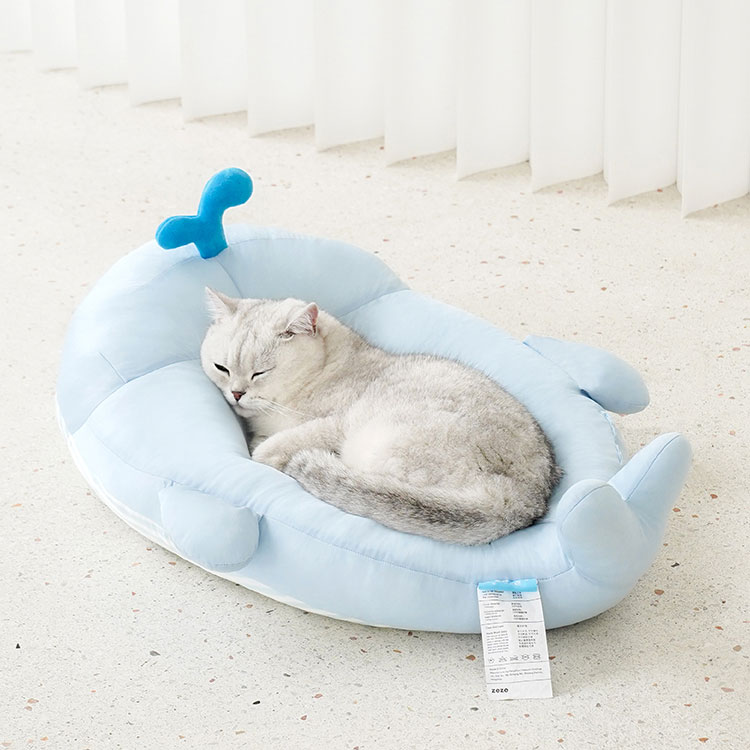 ZezeLife Whale Cooling Cat Bed, view 4