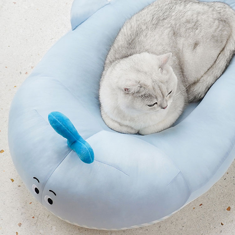 ZezeLife Whale Cooling Cat Bed, view 6