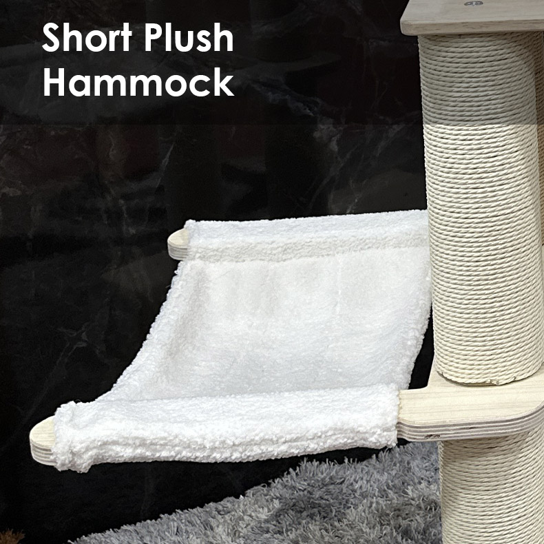 ZezeLife Wooden House Solid Wood Cat Tree, view 2