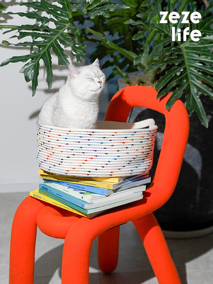 ZezeLife Woven Cat Bed, view 2