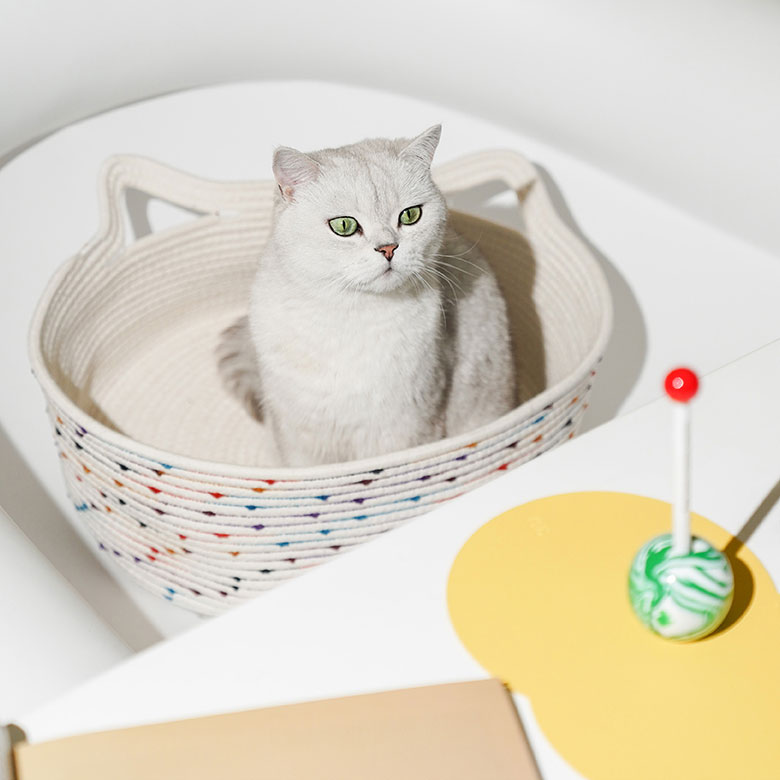 ZezeLife Woven Cat Bed, view 6
